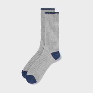 Ponozky Uniqlo Rebrovaný Panske Siva Slovensko | Z413549