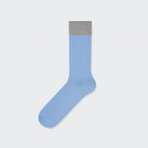 Ponozky Uniqlo Silket Rebrovaný Panske Modre Slovensko | A559984