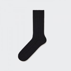 Ponozky Uniqlo Siroke Topanky-Rebrovaný Panske Čierne Slovensko | M210247
