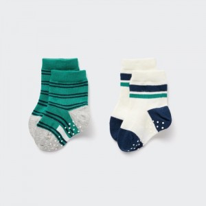 Ponozky Uniqlo Socks (2 Pairs) Pre Babatka Zelene Slovensko | V340882