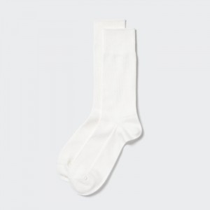 Ponozky Uniqlo Supima® Bavlnene Pique Panske Biele Slovensko | K469885