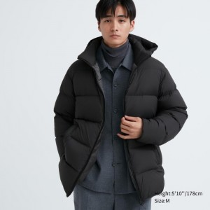 Páperové Bundy Uniqlo Powder Soft (NANODESIGN™) Panske Čierne Slovensko | J458674