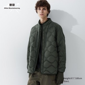 Páperové Bundy Uniqlo Recycled Hybrid Panske Olivovo Zelená Slovensko | S616499