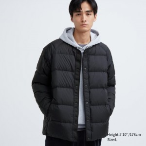 Páperové Bundy Uniqlo Recycled Panske Čierne Slovensko | A229205