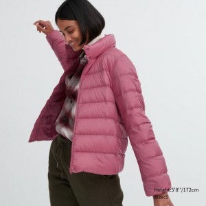 Páperové Bundy Uniqlo Ultra Light Damske Ruzove Slovensko | S807700