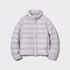 Páperové Bundy Uniqlo Ultra Light Damske Svetlo Siva Slovensko | M050583