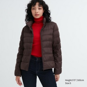 Páperové Bundy Uniqlo Ultra Light Damske Tmavo Hnede Slovensko | L486253