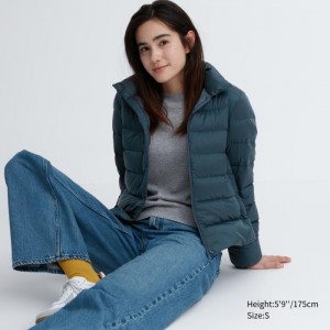 Páperové Bundy Uniqlo Ultra Light Damske Tmavo Zelene Slovensko | F568984