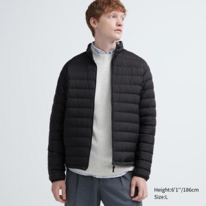 Páperové Bundy Uniqlo Ultra Light (Narrow Quilt) Panske Čierne Slovensko | W791393