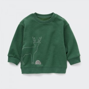 Pulover Uniqlo Fleece (Animal) Pre Babatka Zelene Slovensko | I640804