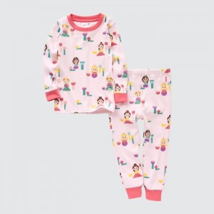 Pyžamá Uniqlo Long Sleeve Pre Babatka Ruzove Slovensko | V597287