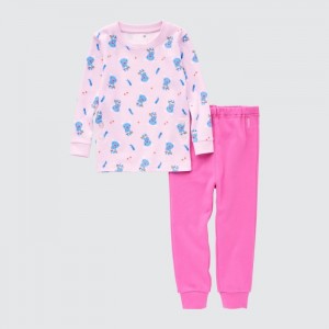 Pyžamá Uniqlo The Picture Book Long-Sleeve (Pénélope) Pre Babatka Ruzove Slovensko | D305420