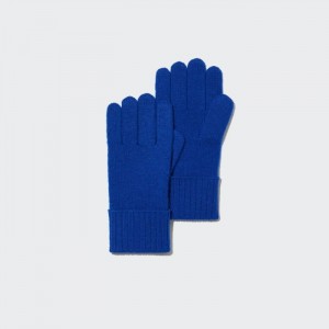 Rukavice Uniqlo Cashmere Pletené Damske Modre Slovensko | L040709