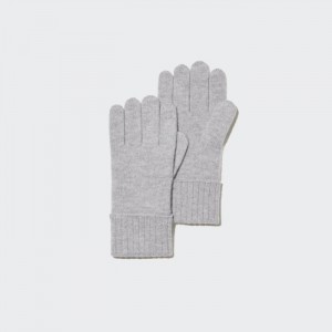 Rukavice Uniqlo Cashmere Pletené Damske Siva Slovensko | M747100