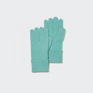 Rukavice Uniqlo Cashmere Pletené Damske Zelene Slovensko | S609932