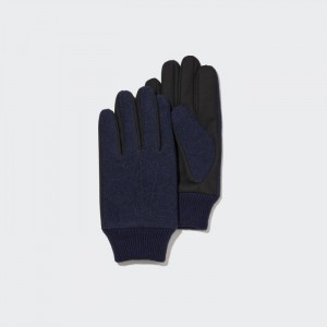 Rukavice Uniqlo HEATTECH Podsite Faux Vlna Damske Námornícka Modrá Slovensko | E614984