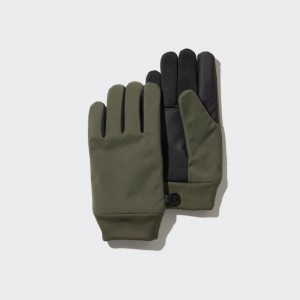 Rukavice Uniqlo HEATTECH Podsite Function Detske Olivovo Zelená Slovensko | C454654