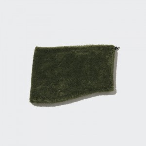 Satky Uniqlo HEATTECH Fluffy Yarn Fleece Neck Warmer Panske Olivovo Zelená Slovensko | Q566554