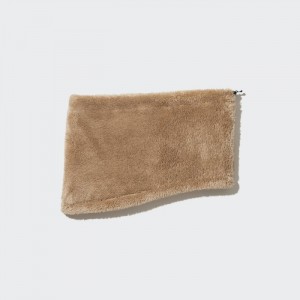 Satky Uniqlo HEATTECH Fluffy Yarn Fleece Neck Warmer Damske Béžové Slovensko | X452959
