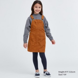 Saty Uniqlo Corduroy Jumper Detske Oranžové Slovensko | Q378041