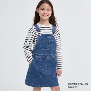 Saty Uniqlo Denim Jumper Detske Modre Slovensko | R713749