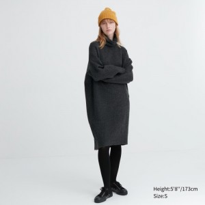 Saty Uniqlo Souffle Yarn Turtleneck Damske Tmavo Siva Slovensko | Z288005