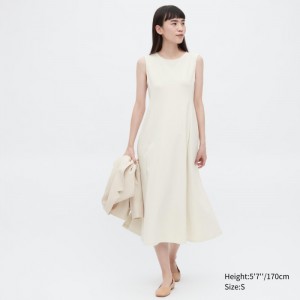 Saty Uniqlo Ultra Stretch AIRism Bez Rukavov Damske Biele Slovensko | G718298