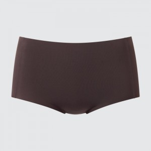 Slipy Uniqlo AIRism Ultra Seamless High-Rise Damske Tmavo Hnede Slovensko | P732896
