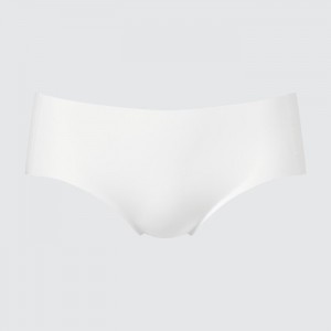 Slipy Uniqlo AIRism Ultra Seamless Hiphugger Damske Biele Slovensko | F353165