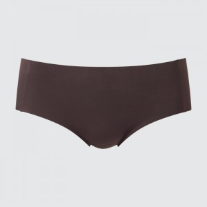 Slipy Uniqlo AIRism Ultra Seamless Hiphugger Damske Tmavo Hnede Slovensko | J489408