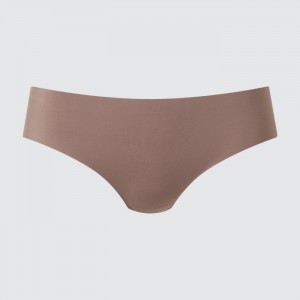 Slipy Uniqlo AIRism Ultra Seamless Regular Damske Hnede Slovensko | R973202
