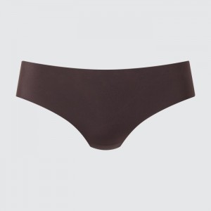 Slipy Uniqlo AIRism Ultra Seamless Regular Damske Tmavo Hnede Slovensko | J337954