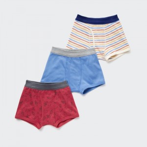 Slipy Uniqlo Boxer (3 Pack) Detske Biele Slovensko | W569967