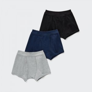 Slipy Uniqlo Boxer (Set of 3) Detske Siva Slovensko | T548520