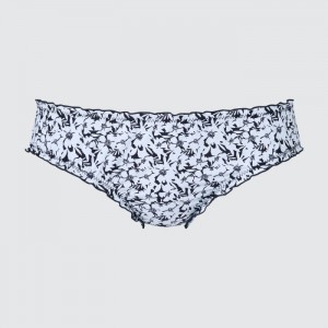 Slipy Uniqlo Frilled Stredne-Rise Damske Námornícka Modrá Slovensko | P899696