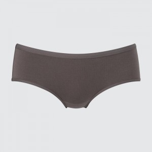 Slipy Uniqlo Plain Hip Huggers Damske Hnede Slovensko | I578054