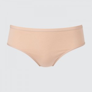 Slipy Uniqlo Stredne-Rise Damske Béžové Slovensko | T794469