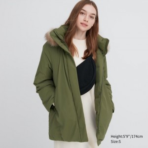 Spodné Kabáty Uniqlo Hybrid Damske Olivovo Zelená Slovensko | A855607