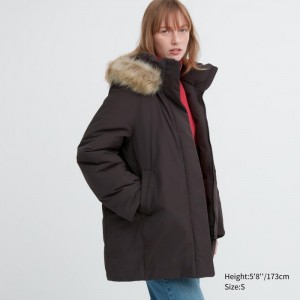 Spodné Kabáty Uniqlo Hybrid Damske Tmavo Hnede Slovensko | P817513