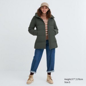Spodné Kabáty Uniqlo Seamless Kratke Damske Olivovo Zelená Slovensko | Z287113