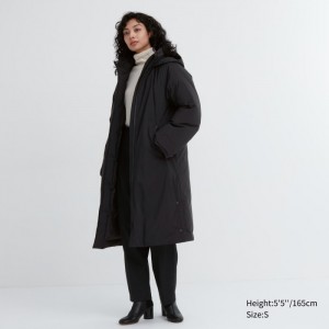 Spodné Kabáty Uniqlo Ultra Warm Hybrid Long Damske Čierne Slovensko | H548174