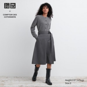 Sukne Uniqlo Belted Wrap Damske Siva Slovensko | L278238