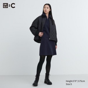 Sukne Uniqlo Premium Lambswool Mini Damske Námornícka Modrá Slovensko | S498674