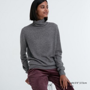 Sveter Uniqlo Cashmere Turtleneck Damske Siva Slovensko | X582034
