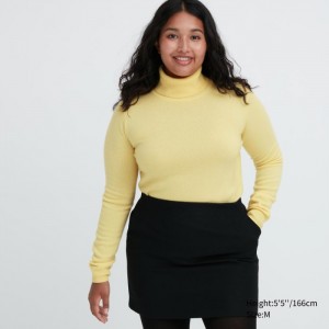 Sveter Uniqlo Cashmere Turtleneck Damske Žlté Slovensko | R415227