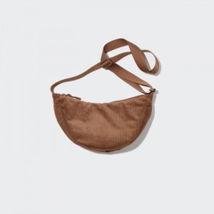 Tasky Uniqlo Corduroy Round Mini Taška Cez Rameno Panske Hnede Slovensko | Z865276