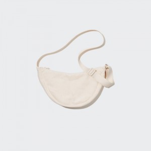 Tasky Uniqlo Corduroy Round Mini Taška Cez Rameno Damske Biele Slovensko | G971863