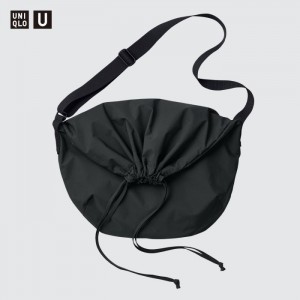 Tasky Uniqlo Drawstring Taška Cez Rameno Panske Čierne Slovensko | J245439
