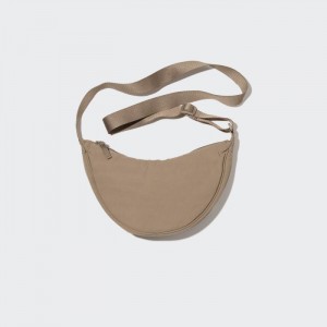 Tasky Uniqlo Round Mini Taška Cez Rameno Damske Béžové Slovensko | N749420