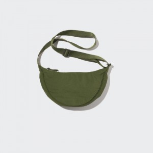 Tasky Uniqlo Round Mini Taška Cez Rameno Damske Olivovo Zelená Slovensko | C873385